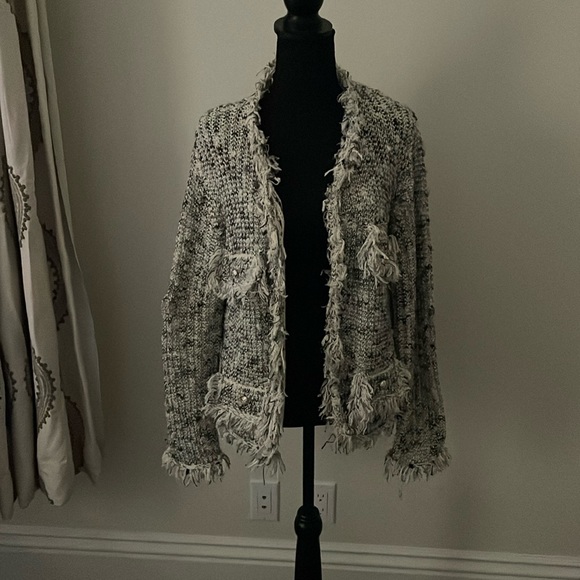 Boutique Bought Bouclé Cardigan Jacket - Picture 1 of 3